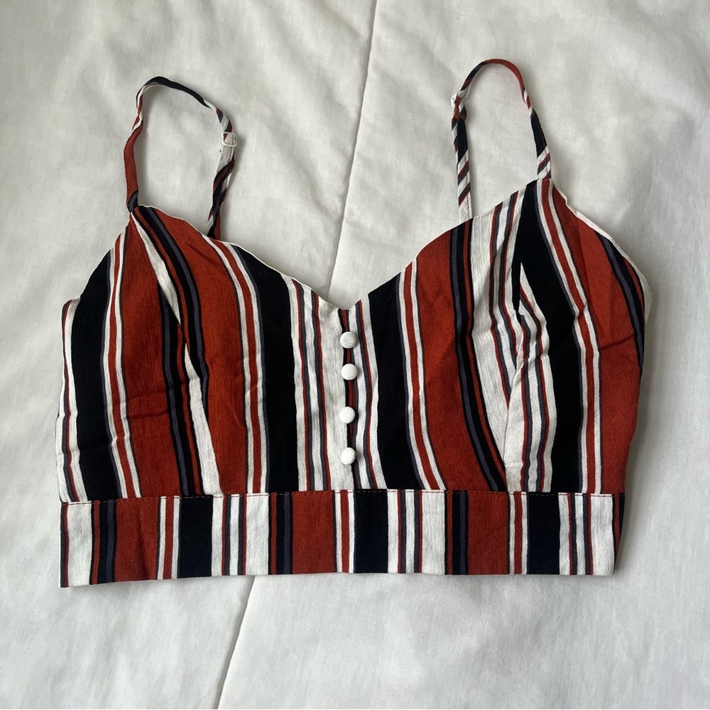 PINSTRIPE TANK TOP WOMENS ZARA